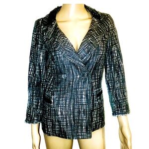 J crew Embellished Collar. Tweed pea coat, cropped arms Brand NWT original$250​